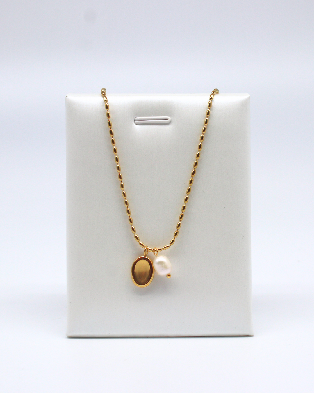 Golden Pearl Necklace