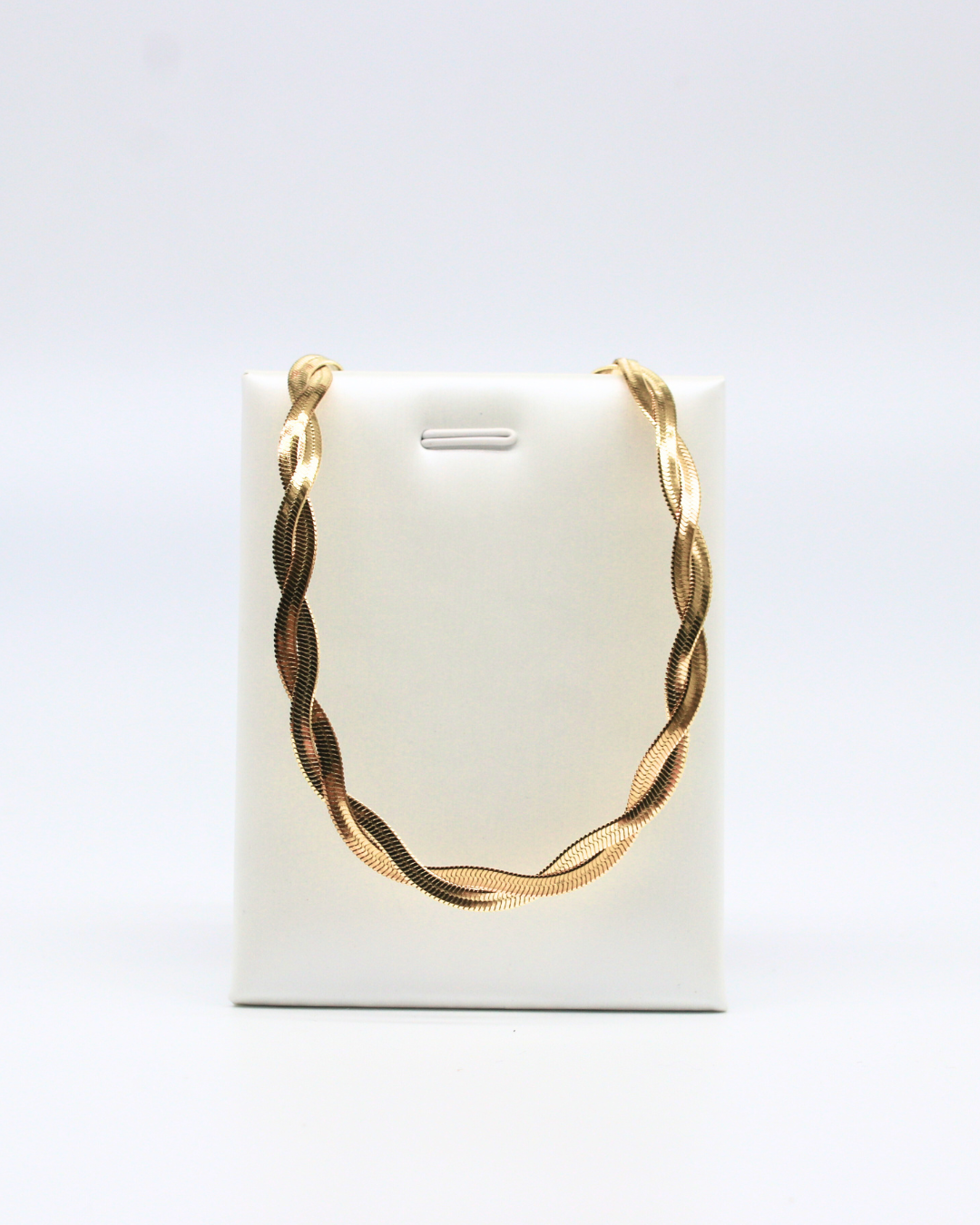 Gold Braided Necklace