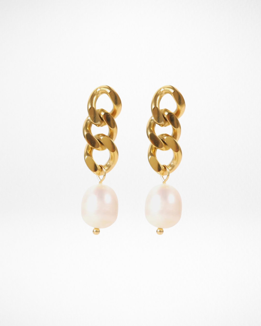 Pearl and Chain Studs