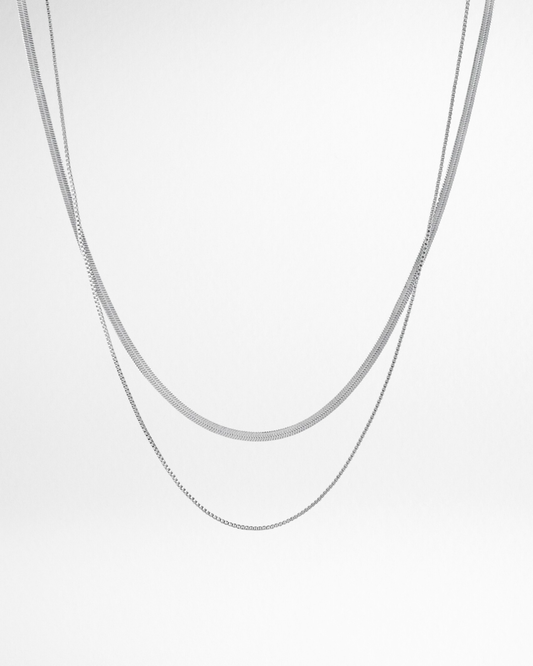 Silver Double Chain