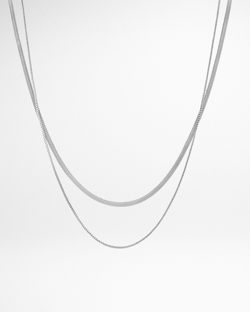 Silver Double Chain