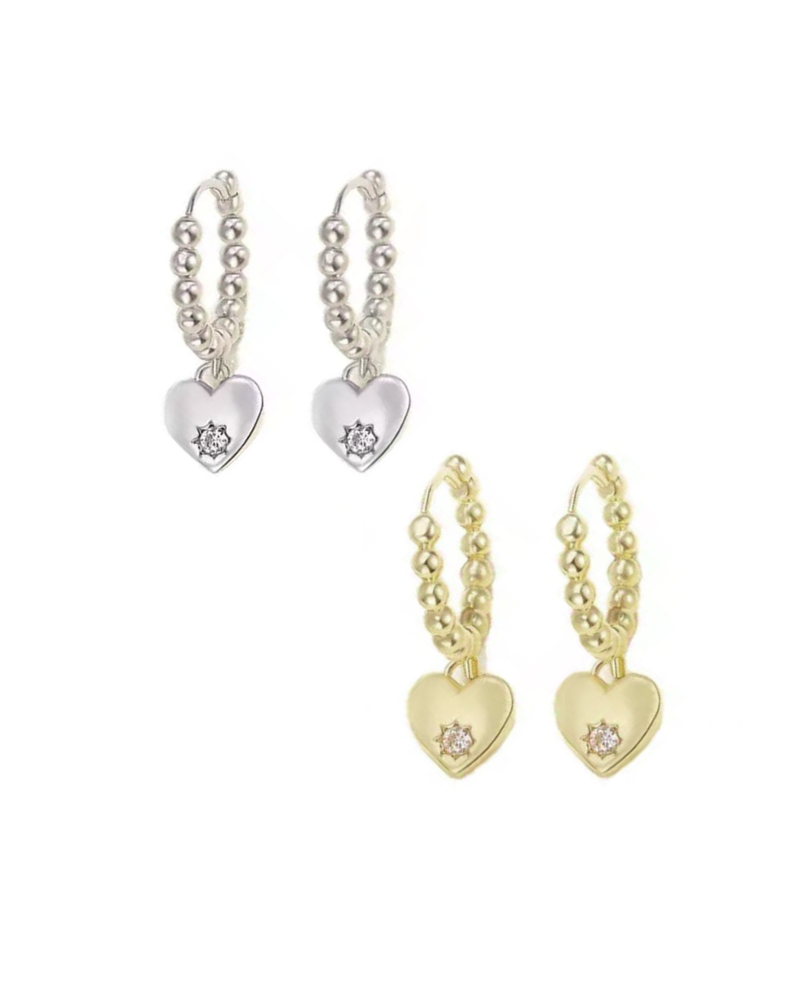 Ribbed Heart Huggies