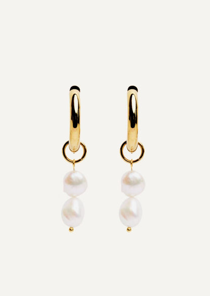 Double Pearl Huggies