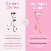 Practigal Eyelash Curler with Comb Seperator