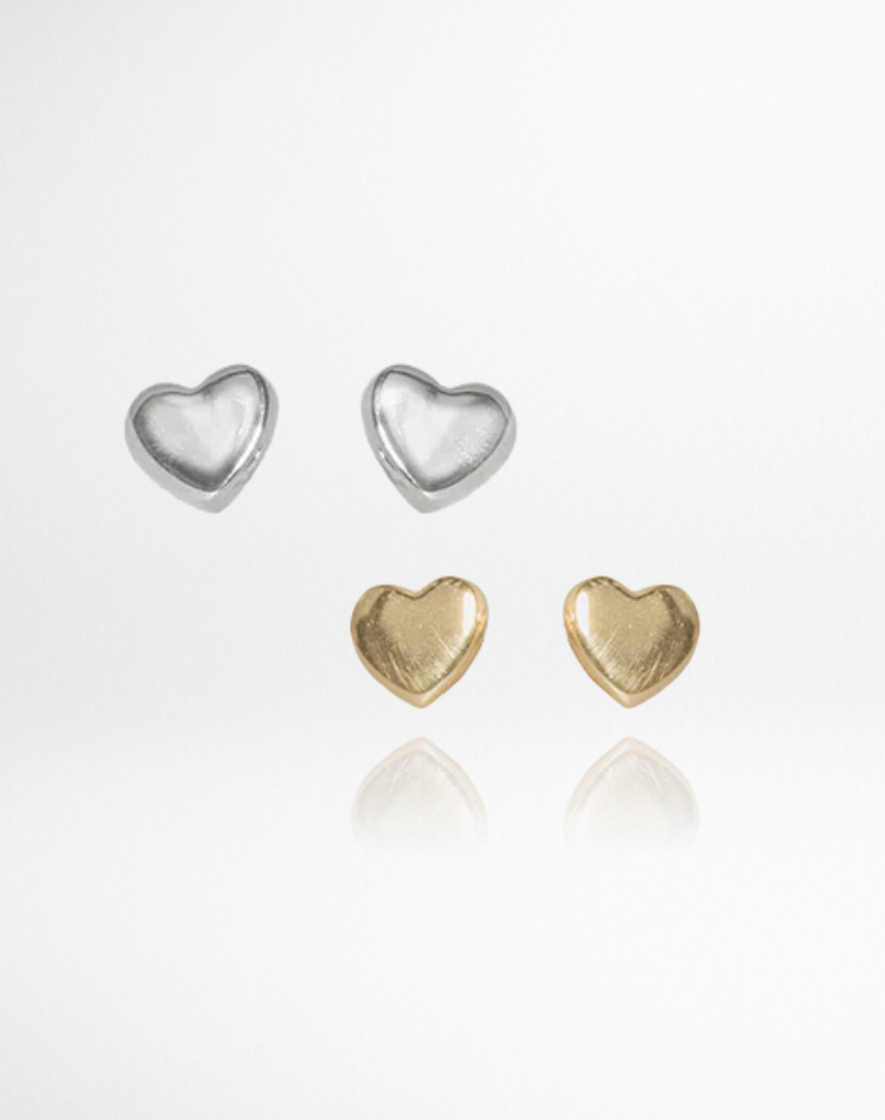 Mini Heart Studs
