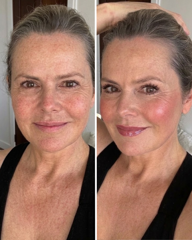 Denise W., wearing Second Skin BB Cream